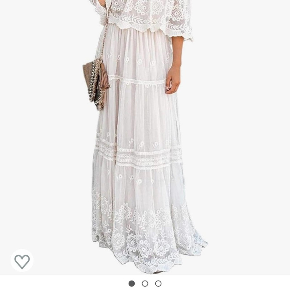 white maxi dress